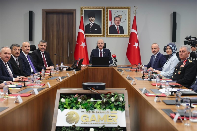 Türkiye Büyük Millet Meclisi başkanı Sayın Numan Kurtulmuş, İçişleri Bakanımız