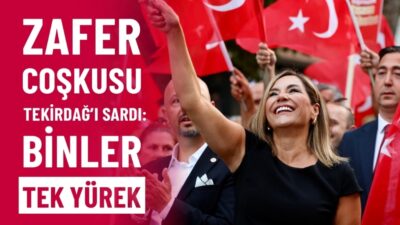 Tekirdağ Büyükşehir Belediyesi, 30 Ağustos Zafer Bayramı’nın 104. yıldönümü kutlamalarını