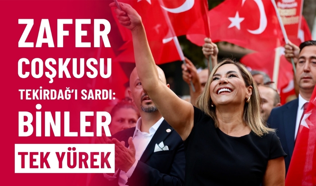 Tekirdağ Büyükşehir Belediyesi, 30 Ağustos Zafer Bayramı’nın 104. yıldönümü kutlamalarını