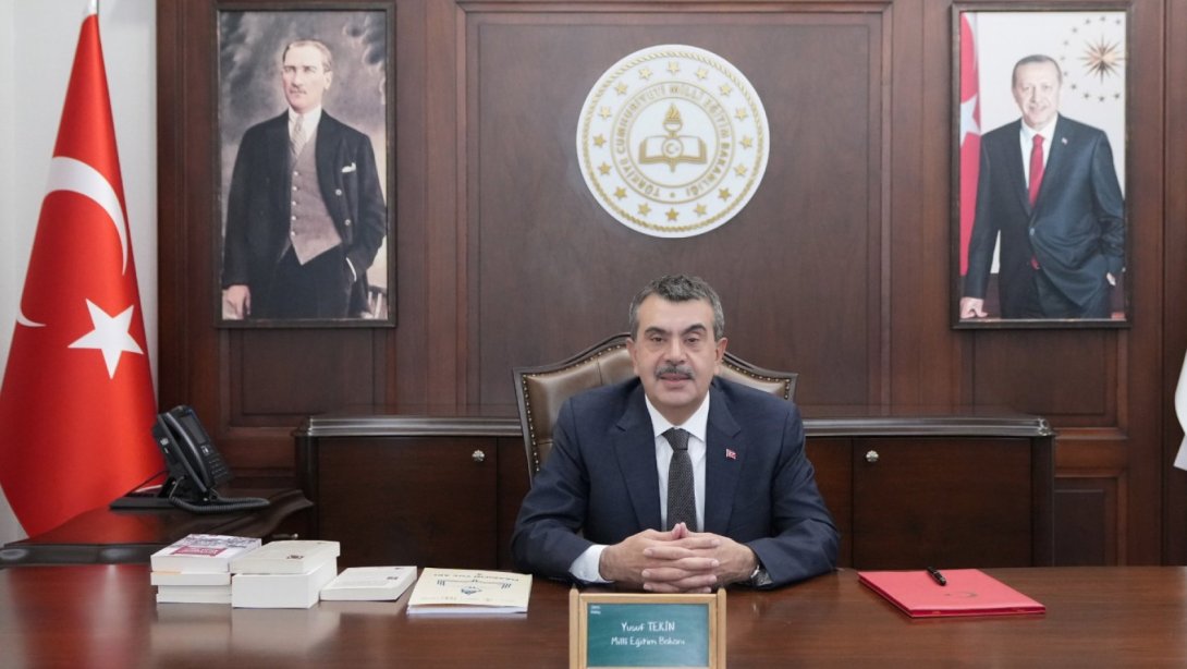 3Güncelleme : 14.09.2026 13:54Yayın : 14.09.2026 13:50 Bakan Tekin, mesajında
