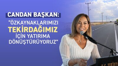 Tekirdağ Büyükşehir Belediyesi, yol yatırımlarında kendi üretim gücünü sahaya yansıtıyor.