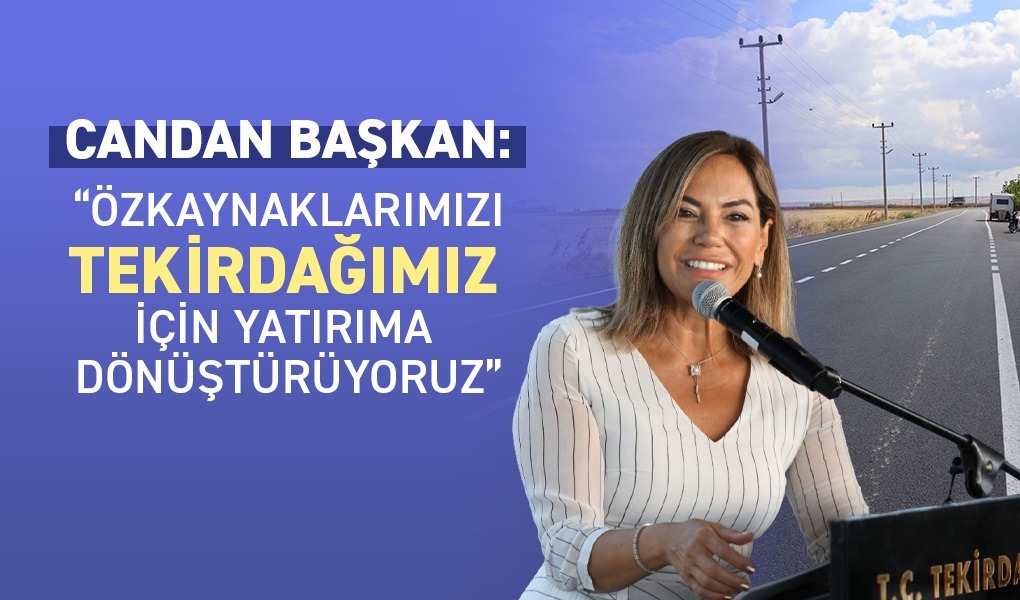 Tekirdağ Büyükşehir Belediyesi, yol yatırımlarında kendi üretim gücünü sahaya yansıtıyor.