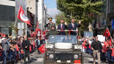 Çorlu, Büyük Zafer`in 104. yıl dönümünü ilçe protokolünün ve vatandaşların