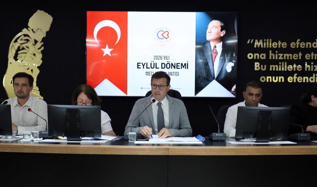 Çerkezköy Belediye Meclisi’nin Eylül ayı Meclis toplantısının ikinci oturumu Belediye