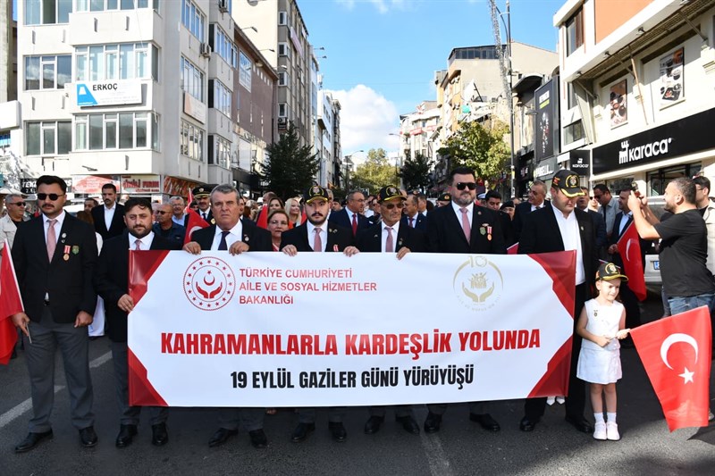 19 Eylül Gaziler Günü kutlama etkinlikleri kapsamında “Kahramanlarla Kardeşlik Yolunda”