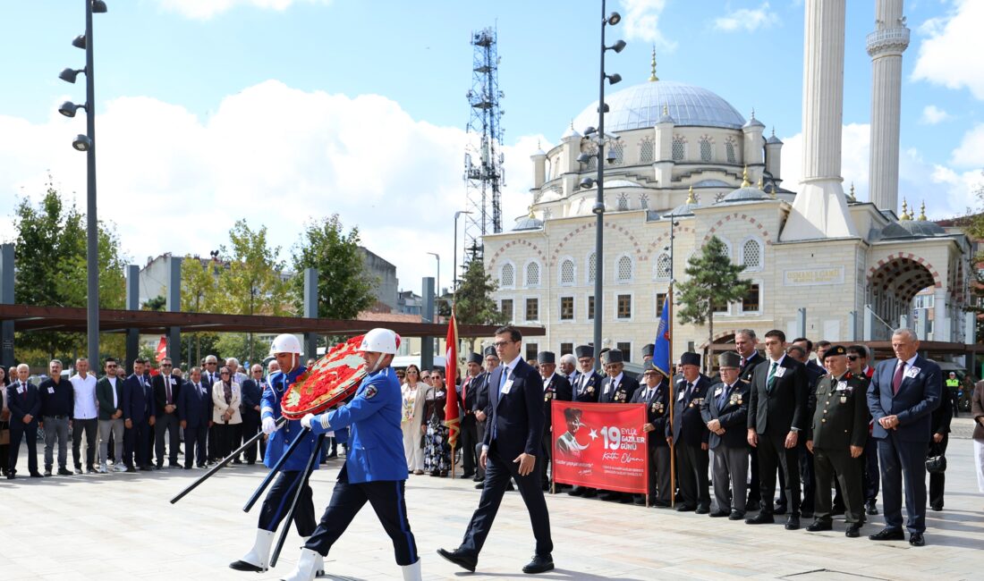 19 Eylül Gaziler Günü tüm yurtta olduğu gibi kentimizde de