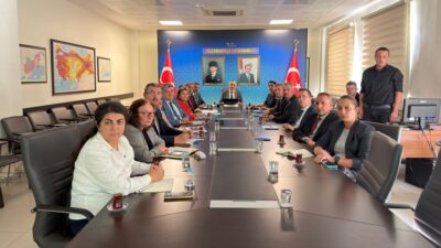 İlçe Güvenlik ve Koordinasyon Toplantısı Süleymanpaşa kaymakamı Sayın Mahmut Nedim
