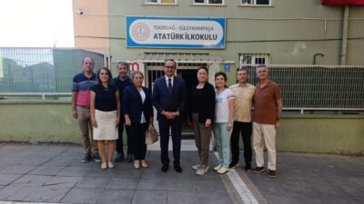 İlçe Milli Eğitim Müdürü Fahri Kırmızı, ilçemiz Atatürk İlkokulunu ziyaret