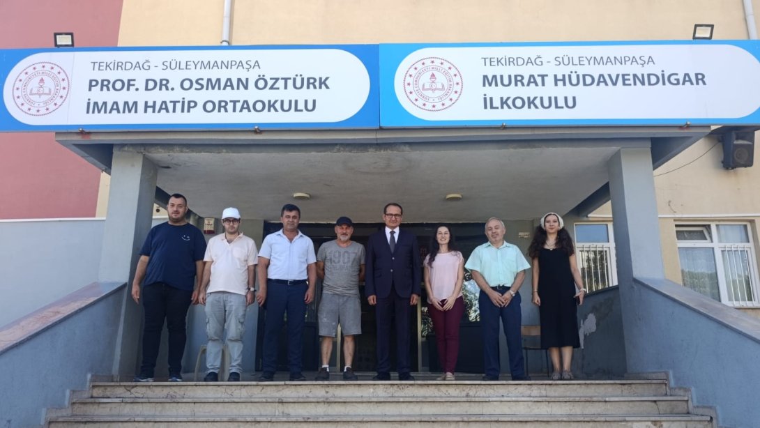 İlçe Milli Eğitim Müdürü Fahri Kırmızı, İlçemiz Murat Hüdavendigar İlkokulu