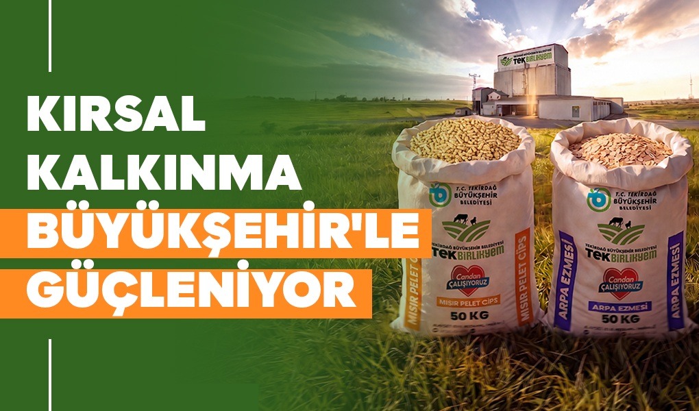 Tekirdağ Büyükşehir Belediyesi, üreticiyi desteklemek ve bölge hayvancılığını geliştirmek amacıyla
