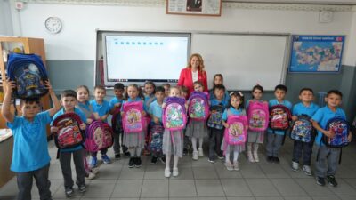 İLKOKUL 1. SINIFA BAŞLAYACAK TÜM ÖĞRENCİLERE ÇANTA VE KIRTASİYE SETİ,