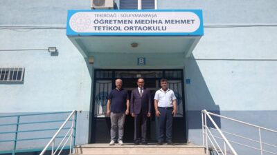 İlçe Milli Eğitim Müdürü Fahri Kırmızı, İlçemiz Öğretmen Mediha Mehmet