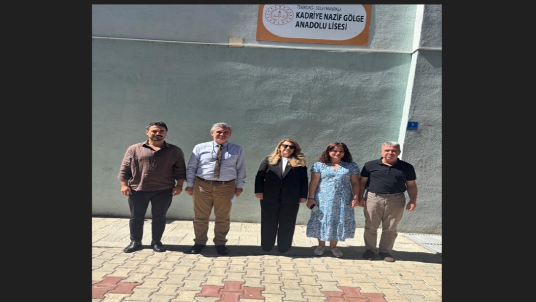 Şube Müdürlerimiz Bahar Yonucu ve Bilge Can, ilçemiz Kadriye Nazif