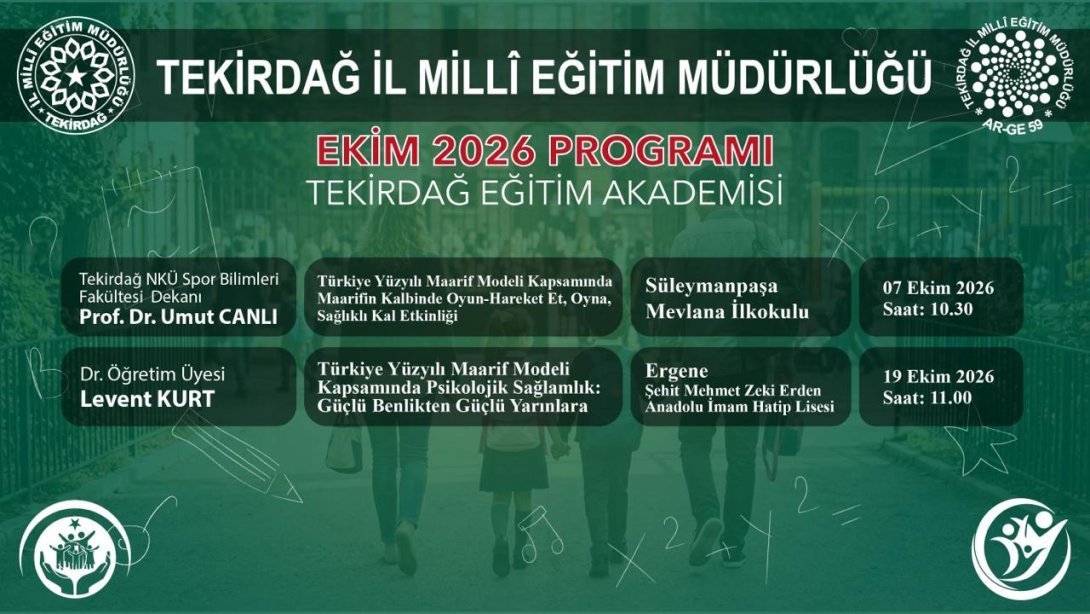 28Güncelleme : 29.09.2026 11:54Yayın : 29.09.2026 11:53 Tekirdağ İl Millî