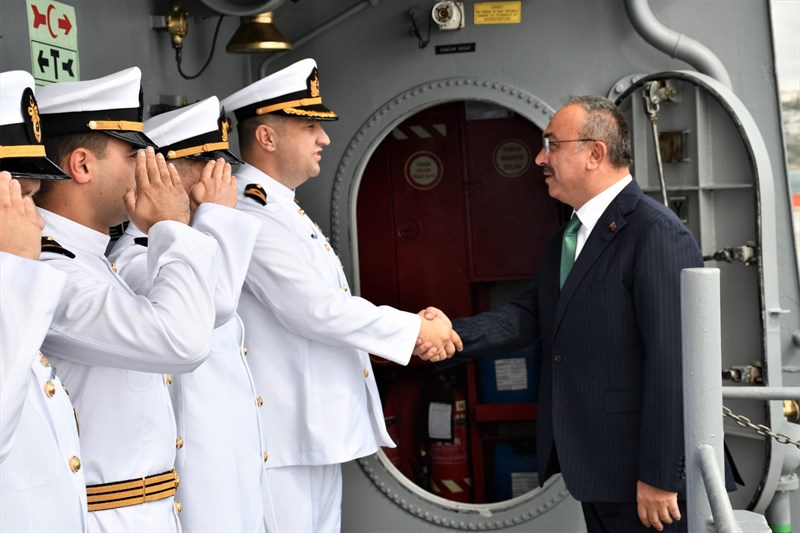 Tekirdağ valisi Sayın Recep Soytürk, Preveze Deniz Zaferi etkinlikleri kapsamında
