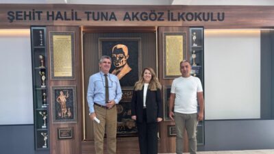 Şube Müdürlerimiz Bahar Yonucu ve Bilge Can, ilçemiz Şehit Halil
