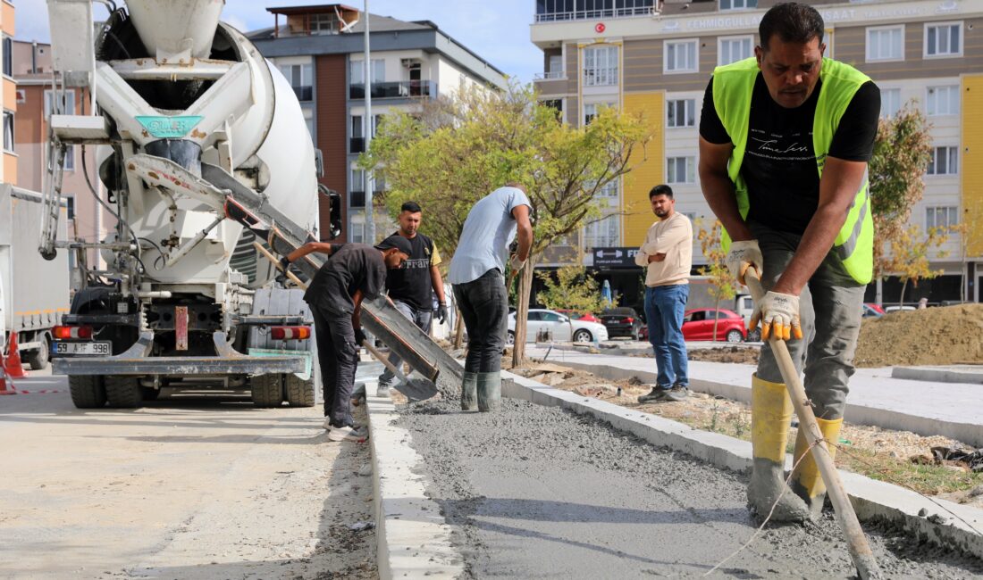 Kentimiz genelinde bulunan park ve yeşil alanlarda revize çalışmalarının devam