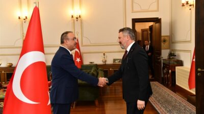 29 Ekim Cumhuriyet Bayramı dolayısıyla Tekirdağ Valiliği’nde düzenlenen Tebrikat Töreni’nde