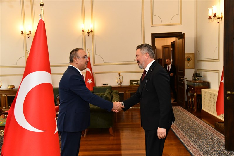 29 Ekim Cumhuriyet Bayramı dolayısıyla Tekirdağ Valiliği’nde düzenlenen Tebrikat Töreni’nde