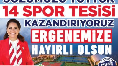 Ergene Belediye başkanı Müge Yıldız Topak, 14 spor tesisi çalışmaların