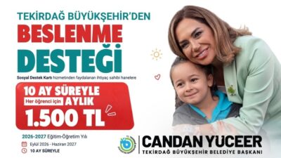 Tekirdağ Büyükşehir Belediyesi, sosyal belediyecilik anlayışı doğrultusunda eğitim çağındaki çocukların