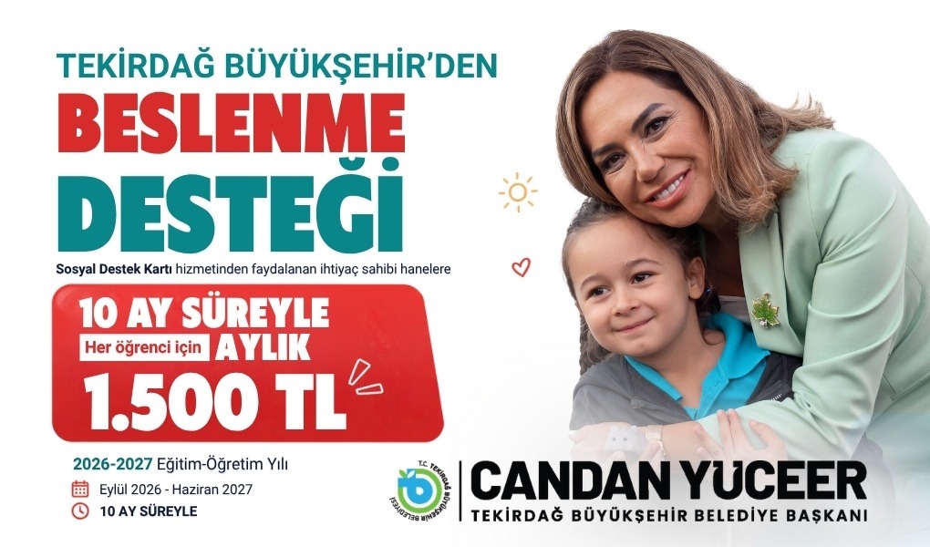 Tekirdağ Büyükşehir Belediyesi, sosyal belediyecilik anlayışı doğrultusunda eğitim çağındaki çocukların