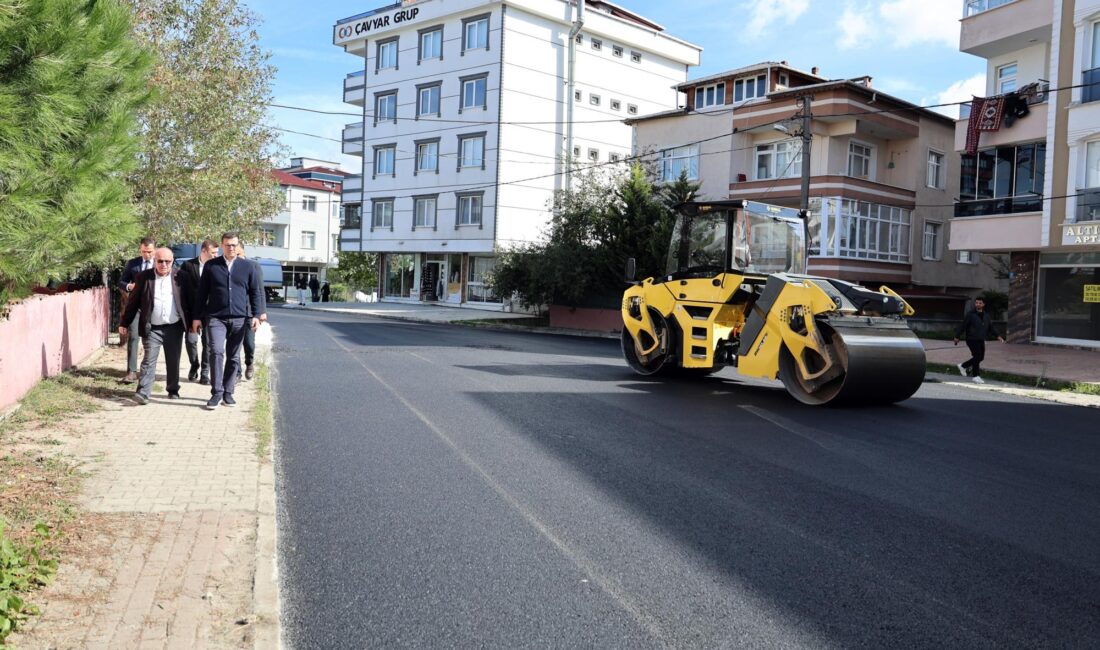 Çerkezköy Belediyesi tarafından kentimiz genelinde başlatılan kapsamlı sıcak asfalt çalışmaları