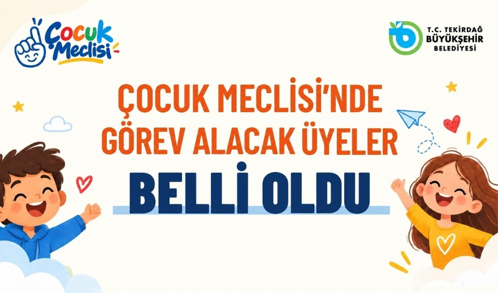 Tekirdağ Büyükşehir Belediyesi, çocukların kent yönetiminde söz sahibi olmalarını sağlamak
