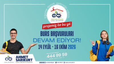Çorlu Belediyesi, eğitimde fırsat eşitliği sağlamak ve üniversite öğrencilerinin geleceğine