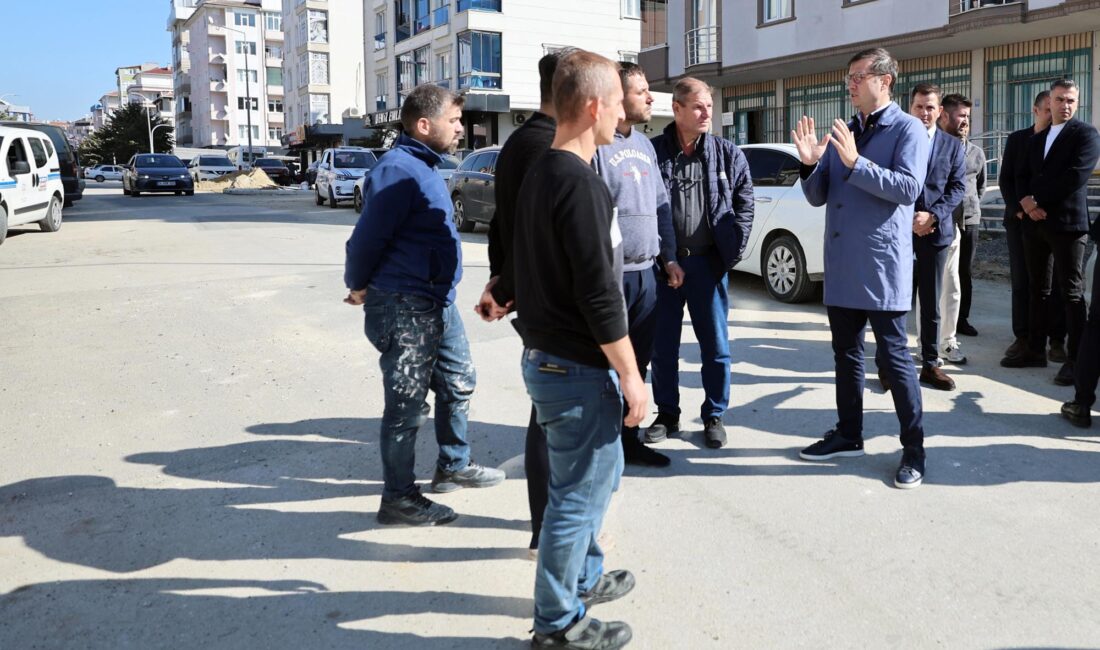 Çerkezköy Belediyesi tarafından Gazi Osman Paşa Mahallesi Efendioğlu Sokak ile