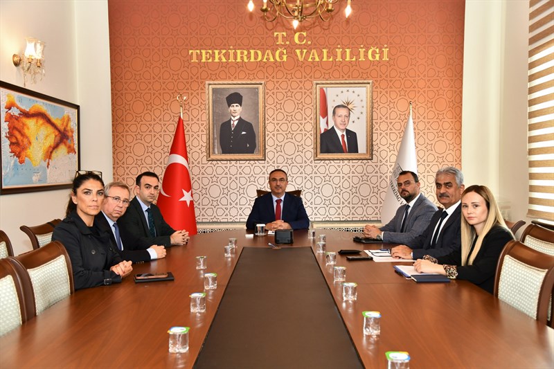 Tekirdağ valisi Sayın Recep Soytürk başkanlığında İl Sağlık Müdürü Uzm.