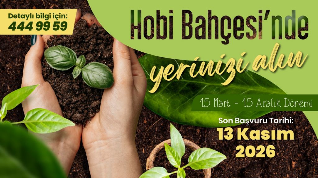 Çorlu Belediyesi Hobi Bahçeleri için yeni dönem ön kayıt başvuruları