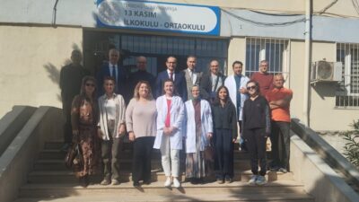 İlçe Millî Eğitim Müdürü Fahri Kırmızı, ilçe genelindeki eğitim kurumlarını
