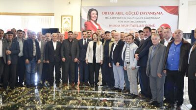 MALKARA BELEDİYE BAŞKANI NERGİZ KARAAĞAÇLI ÖZTÜRK, MUHTARLARLA BİR ARAYA GELDİ