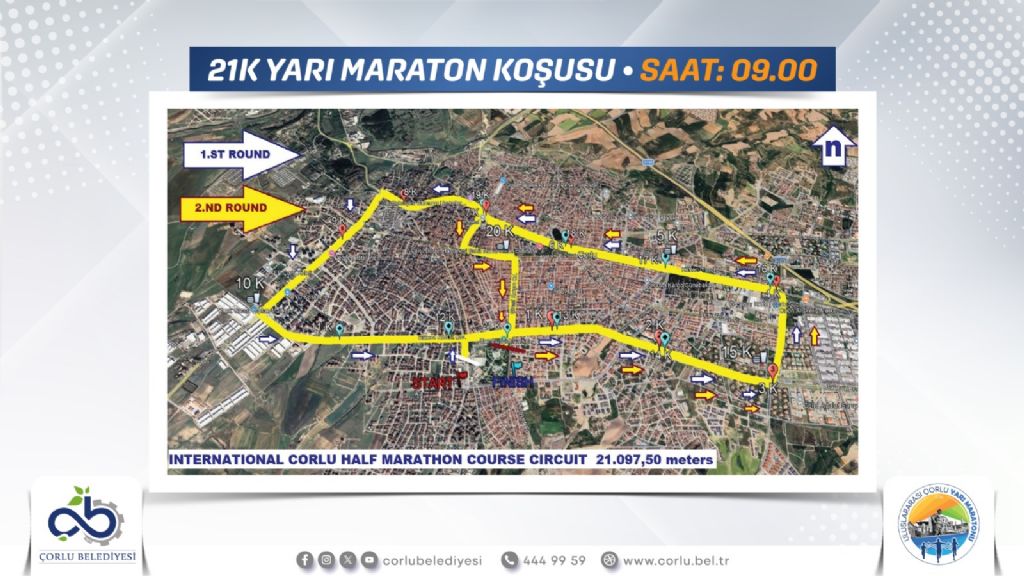 Çorlu Belediyesi tarafından 18 Ekim 2026 Pazar günü ilk kez