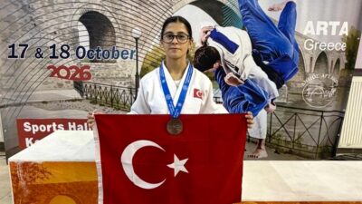 Çerkezköy Belediye Spor Kulübü sporcusu Berrak Bekci, Yunanistan’da düzenlenen Yıldızlar