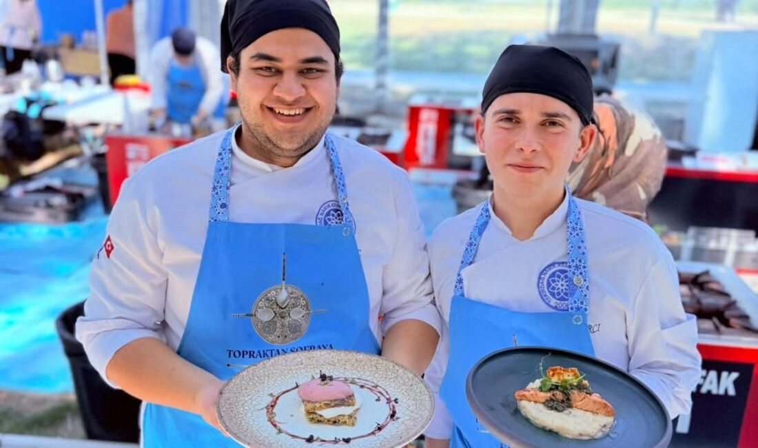 Uluslararası Edirne Gastronomi Festivali kapsamında düzenlenen yarışmalarda, Tekirdağ NKÜ Şarköy