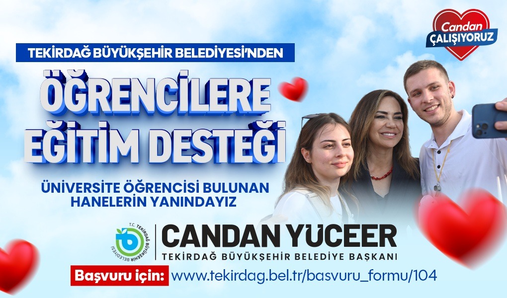 Tekirdağ Büyükşehir Belediyesi, eğitimde fırsat eşitliğini güçlendiren sosyal belediyecilik anlayışıyla