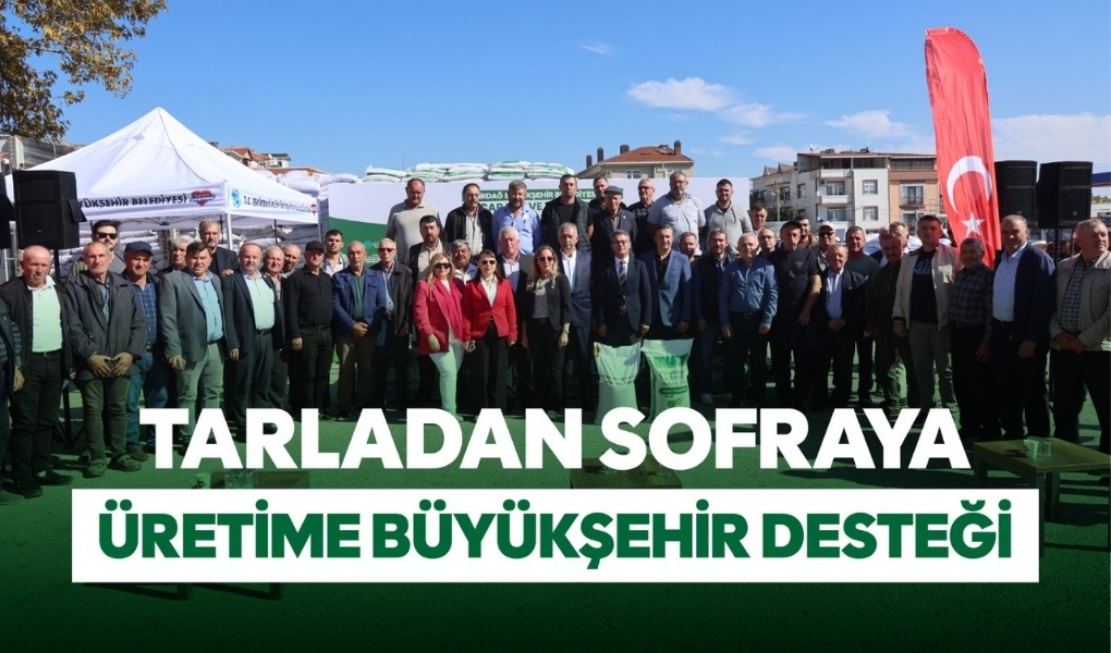 Tekirdağ Büyükşehir Belediyesi, tarımsal üretimi güçlendirmek, hayvancılıkla uğraşan yetiştiricilerin maliyetlerini