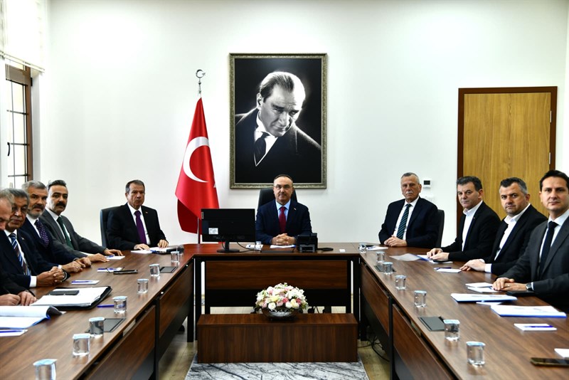 Tekirdağ valisi Sayın Recep Soytürk başkanlığında Çerkezköy Kaymakamı Nazmi Günlü,