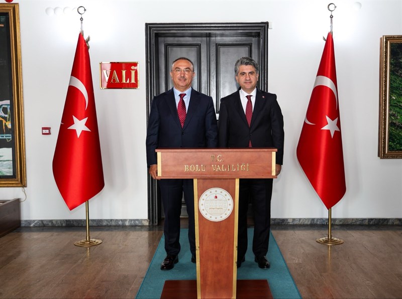 Tekirdağ valisi Sayın Recep Soytürk, Bolu Valisi Sayın Abdulaziz Aydın’ı