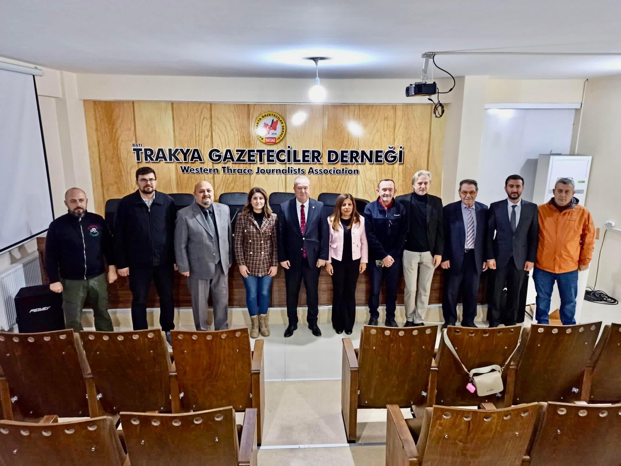 Türkiye Gazeteciler Federasyonu üyesi Batı Trakya Gazeteciler Derneği 3. Olağan