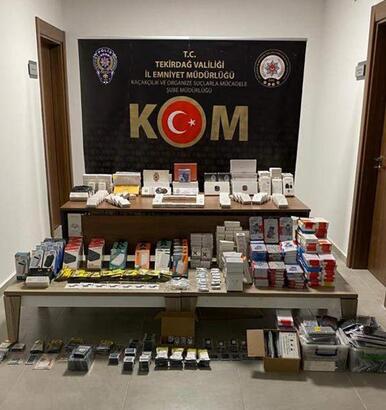Tekirdağ'da polisin bir araçta yaptığı aramada piyasa değeri 2 milyon