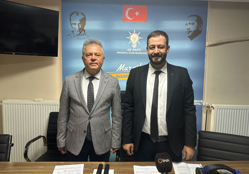 Av. Sinan Baştuhan Adaylığını Açıkladı AK Parti Muratlı Belediye Başkan Aday Adaylığını ilan eden Av.