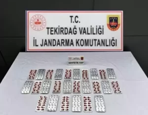 Tekirdağ'ın 3 ilçesinde jandarmanın düzenlediği operasyonlarda uyuşturucu maddeler ele geçirildi,