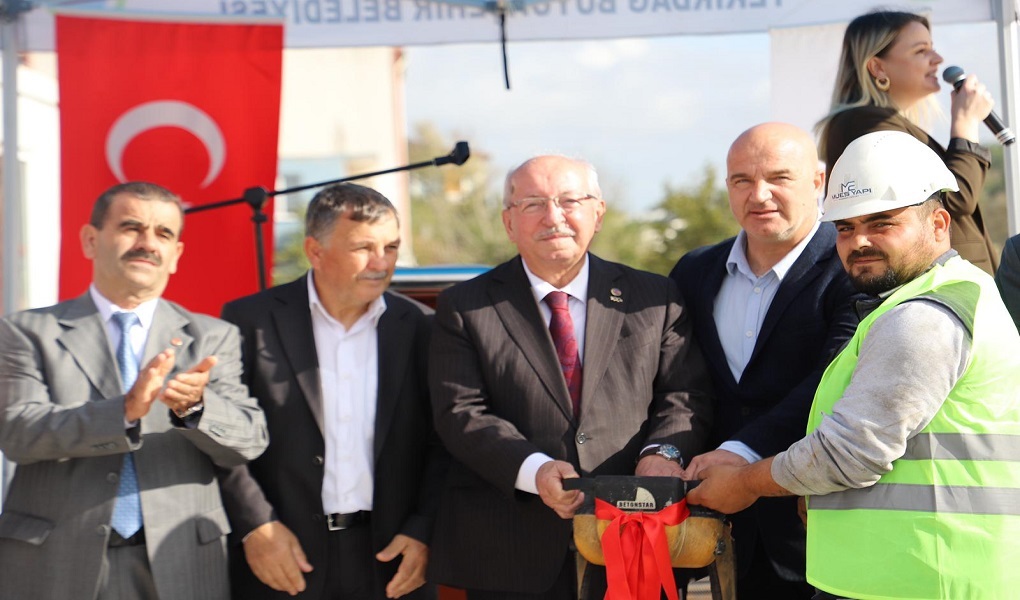 Saray Spor Kompleksi’nin temel atma programı görkemli bir törenle gerçekleştirildi.