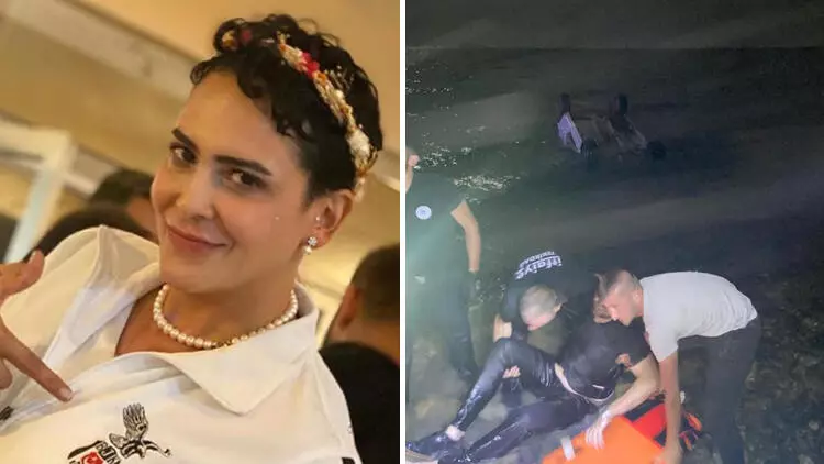 Tekirdağ’ın Şarköy ilçesinde, 8 metre yükseklikten denize uçan otomobildeki lise