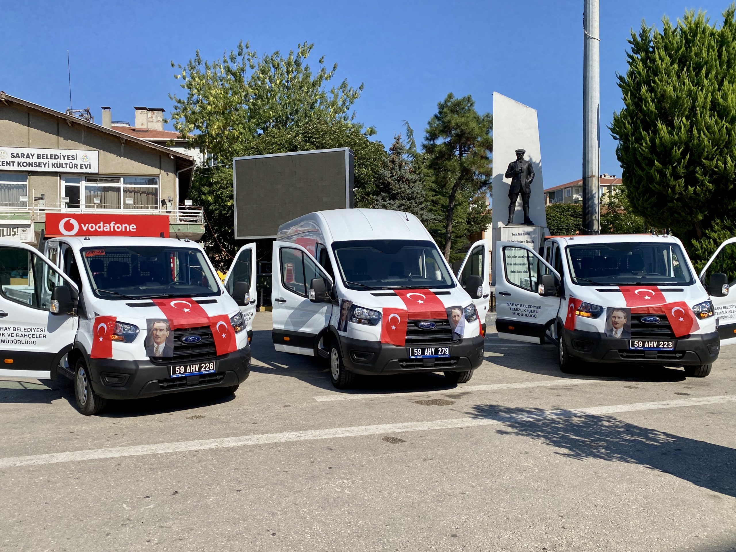 Saray Belediyesi, Saray halkına daha kaliteli hizmet sunabilmek adına araç