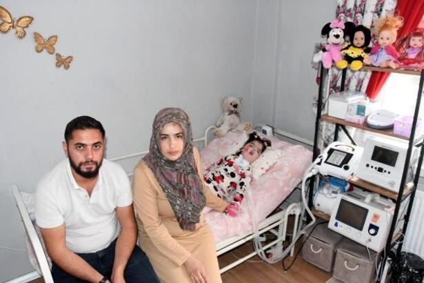 Tekirdağ’da yaşayan Gökhan-Fatma Belli çiftinin 3 yaşındaki kızları SMA Hastası