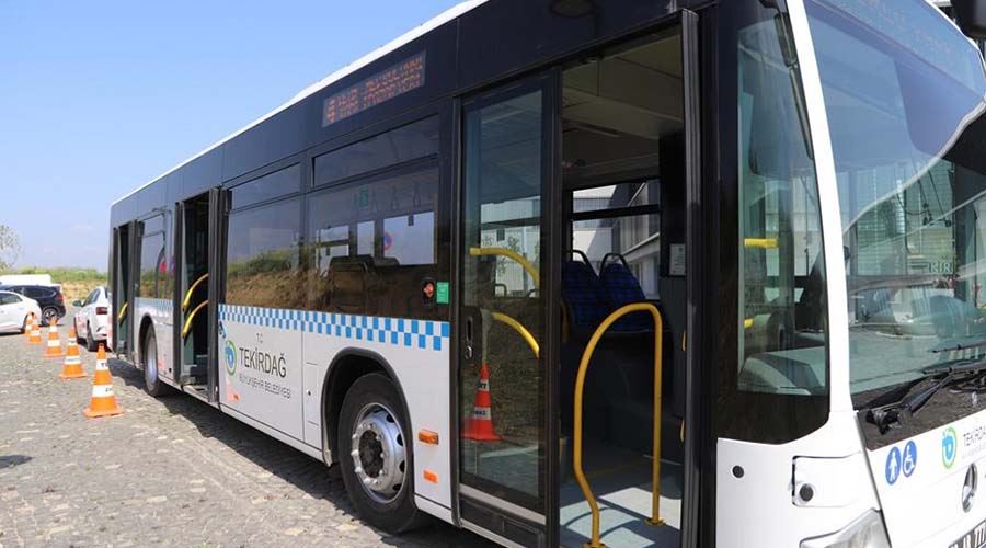 Kurban Bayramı dolayısıyla, Tekirdağ Büyükşehir Belediyesi TEKULAŞ tarafından işletilen toplu taşıma